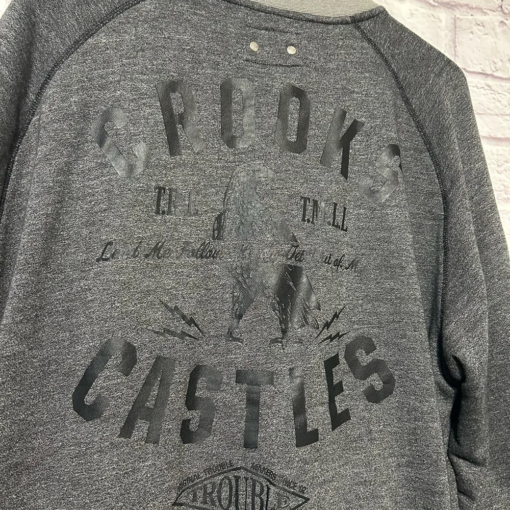 Crooks & Castles varsity style jacket button front Size 2XL
